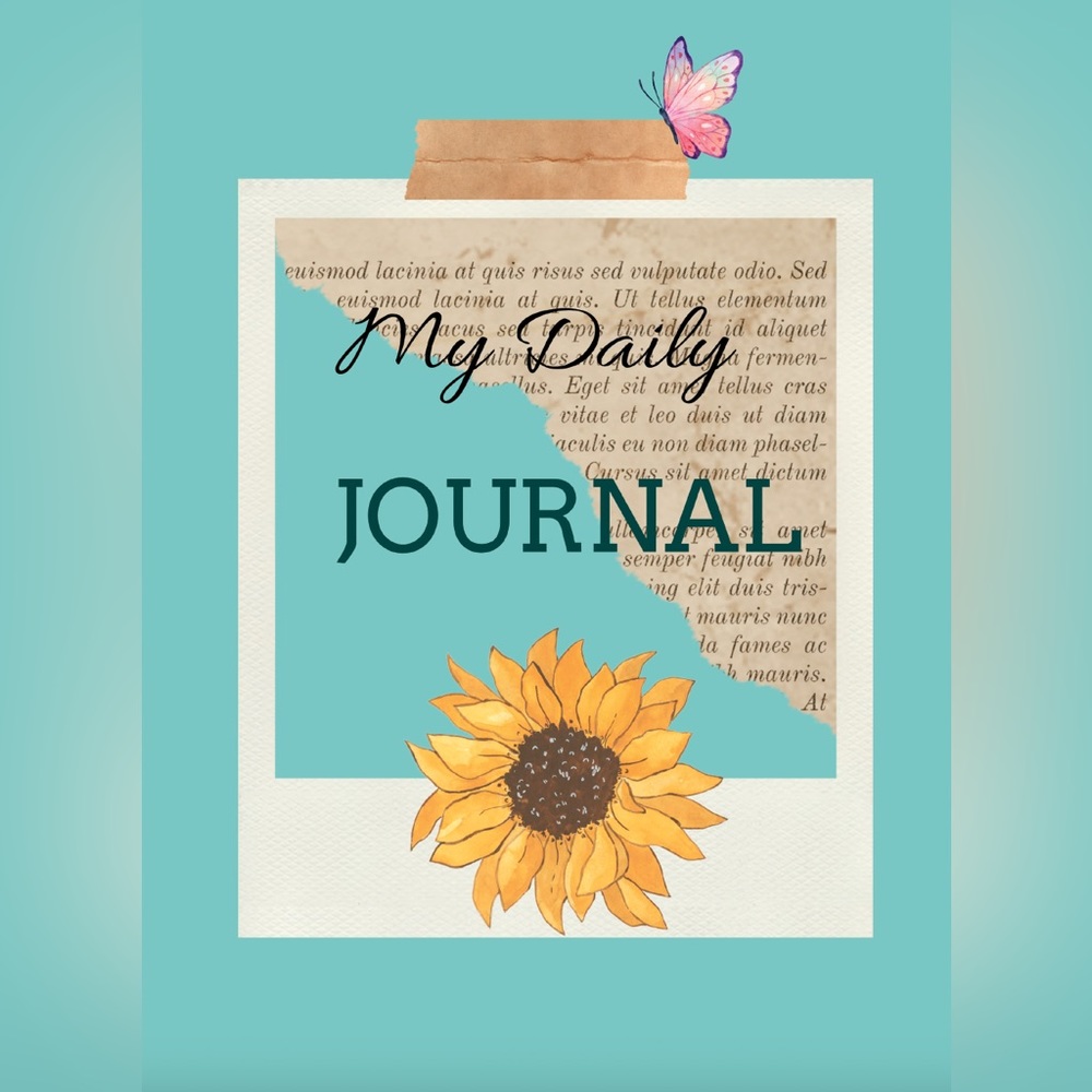 My Daily‎ Journal Hard Cover 200  Lined Pages with various inspirational quotes-
